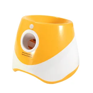 Automatische interactieve tennisbalwerper en beloningsautomaat voor honden en huisdieren