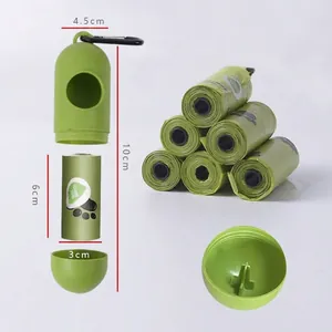 Biologisch Afbreekbare Hondenpoepzakjes Geurverdrijvend Verdikt Milieuvriendelijk Huisdierafvalzakjes Met Dispenser Bedrukt Puppy Opruimzakken Outdoor Huisdierbenodigdheden