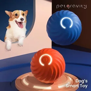 Balle sautante intelligente pour chiens, jouet interactif durable pour animaux de compagnie