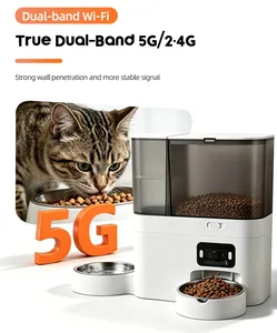 Automatischer Katzenfutterautomat mit Kamera und Dual-Band-Wi-Fi für stabiles Signal