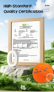 Slimme elektrische hondenbal met ETPU-textuur en kwaliteitslabel