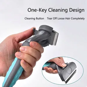 Profi-Tierhaarentferner mit Ein-Klick-Selbstreinigungsfunktion für Hunde und Katzen