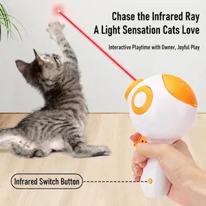 Lanceur de friandises interactif à laser pour l'entraînement des chats et chiens