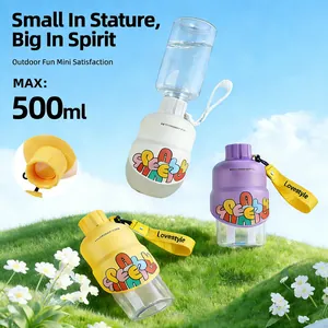 Modular Portable Pet Travel Water Bottle Silicone Foldable Dog Cat Drinking Cup Outdoor Feeding Bottle Grain Container