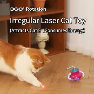 Automatic rotating laser toy for cats to play and burn energy indoors
