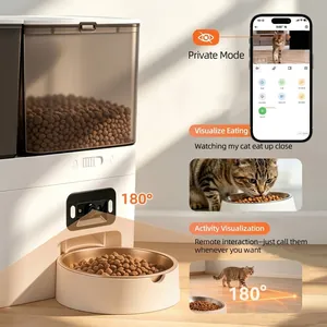 Intelligenter Futterautomat mit 180° Kamera und App-Steuerung für Hunde und Katzen