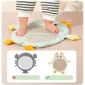 Sensorik-Bohnensackmatte Drache für Babys, zur taktilen Beruhigung