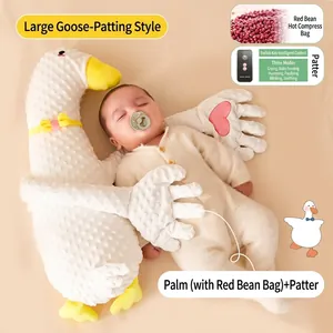 Großes Gans Baby Beruhigungsplüschtier mit Wärmekissen und Fernbedienung
