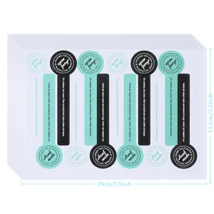 Handmade Sealing Stickers Paper Decorative Labels For Baking Pudding Cup Gift Box Packaging DIY Craft Stickers