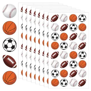Adesivi impermeabili palloni sportivi calcio basket baseball e football americano