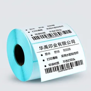 Rotolo di carta termica blu impermeabile per spedizioni espresse e stampa logistica