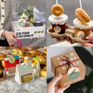 Verschiedene Zeichentricktier-Belohnungsaufkleber für Kinder auf Geschenkboxen und Tassen