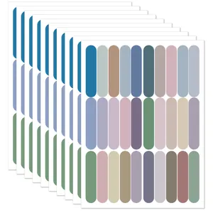 Multicolor macaron confetti wall sticker sheets for nursery and bedroom background decoration