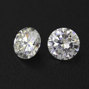 H Color Round Brilliant Cut Moissanite Loose Stone With Hearts And Arrows Cut GRA Certificate Jewelry Inlay Supply