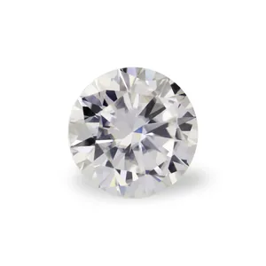 Round brilliant cut H color moissanite loose gemstone for jewelry making