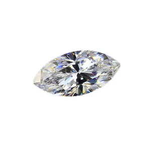 Brilliant marquise cut GH color Moissanite gemstone with VVS clarity for jewelry