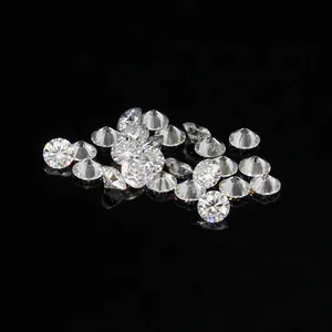 D Color 3EX Cut Round Moissanite Loose Gemstones For Jewelry Making Heart And Arrows Moissanite Diamonds For Ring Necklace