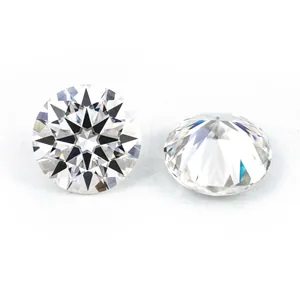 Brilliant D color Moissanite loose stone with professional eight hearts and arrows cut