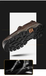 Detailed view of the durable non-slip rubber sole and handcrafted leather of men's loafers