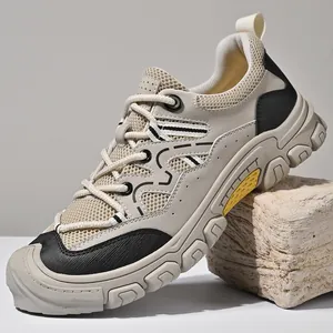 Herren Outdoor Wanderschuhe Sommer Atmungsaktiv Mesh Sportschuhe Rutschfest Verschleißfest Bergsteigen Schuhe Freizeitschuhe
