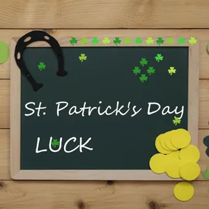 Set pegatinas trébol San Patricio DIY con herradura y monedas de oro decorativas pack