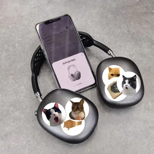 Simpatici adesivi con meme di gatti etichette decorative tonde per cuffie regalo