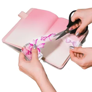 Διακοσμητική ταινία PET 2m με ροζ φιόγκους για scrapbooking και ημερολόγιο