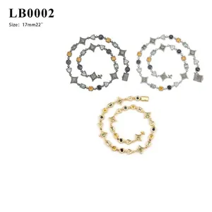 Luxuriöse 17mm S925 Silber Hip-Hop-Halskette mit lebhaften bunten Moissanit-Steinen