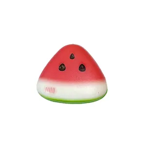 High-quality slow-rising watermelon slice squishy toy for stress relief in vibrant colors