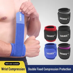Verstelbare Compressie Polsband voor Basketbal Badminton Fitness Gewichtheffen Ademende Polssteun Band voor Heren Dames
