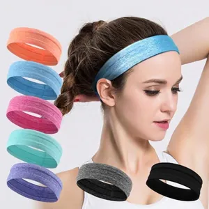Sports Headband Non Slip Silicone Sweatband For Men Women Running Fitness Yoga Breathable Elastic Knitted Hair Band Workout Gym Accessory