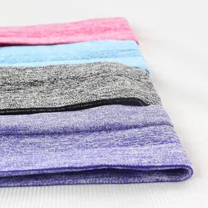 Set of professional non-slip sports sweatbands for yoga and jogging in various vibrant colors
