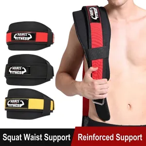 Ceinture de Soutien Lombaire Professionnelle Halterophilie Hommes Femmes Gym Fitness Squat Entraînement Respirante Réglable Support de Taille