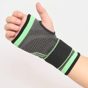 Soporte de muñeca deportivo transpirable y presurizado para fitness y levantamiento pesas