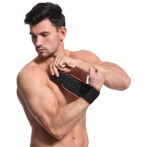 Sports compression wrist wrap with non-slip silicone for weightlifting and fitness