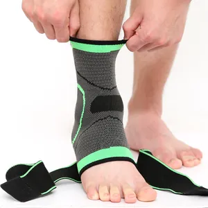 Cavigliera a compressione traspirante con cinghie regolabili per la protezione sportiva