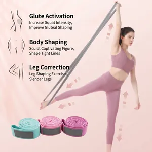 Banda de resistencia profesional de yoga de 2m para entrenamiento de fuerza y fitness