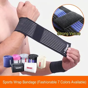 AOLIKES Protège-poignet Sport Réglable Bandage Élastique Respirant Compression Attelle pour Basket-ball Haltérophilie Fitness Gym Enveloppement de Poignet