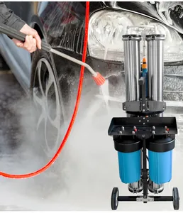 Portable stainless steel RO deionized water filtration system for car washing