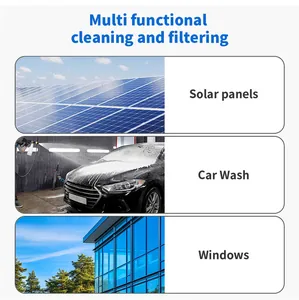 Multi-functional portable RO water filtration system for cleaning solar panels and cars