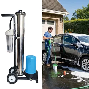 Portable stainless steel RO deionized water filtration system for car wash detailing