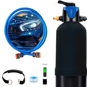 Portable Deionized Water Filter System Spot-Free Car Wash Window Cleaning Fiberglass FRP Resin Tank With TDS Meter Hose