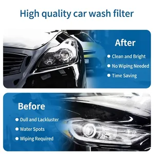 Portable DI water filter system comparison for spot-free car wash results