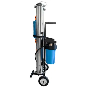 Portable stainless steel RO deionized water filtration system for car and window cleaning