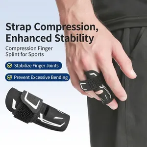 Professional Basketball Finger Sleeve Adjustable Compression Sports Finger Protector Guard for Volleyball Gym Fitness Arthritis Support Wrap for Men Women