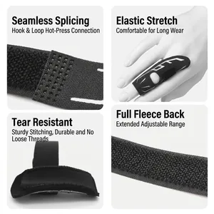 Professional compression finger guard for basketball and volleyball support.