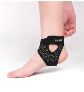 AOLIKES breathable ankle support brace with adjustable pressure strap for sports