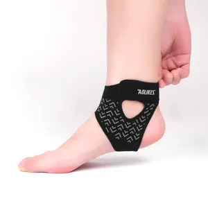 AOLIKES professional breathable compression ankle support brace for running and sports injury.