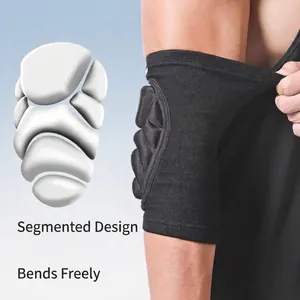 Professional anti-collision sport elbow pad with breathable honeycomb padding