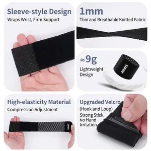 Professional lightweight breathable compression wrist support brace for sports and fitness